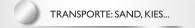 TRANSPORTE: SAND, KIES...